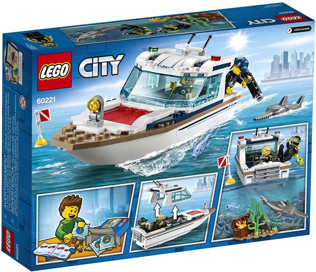 LEGO City Great Vehicles Diving Yacht Gift Idea