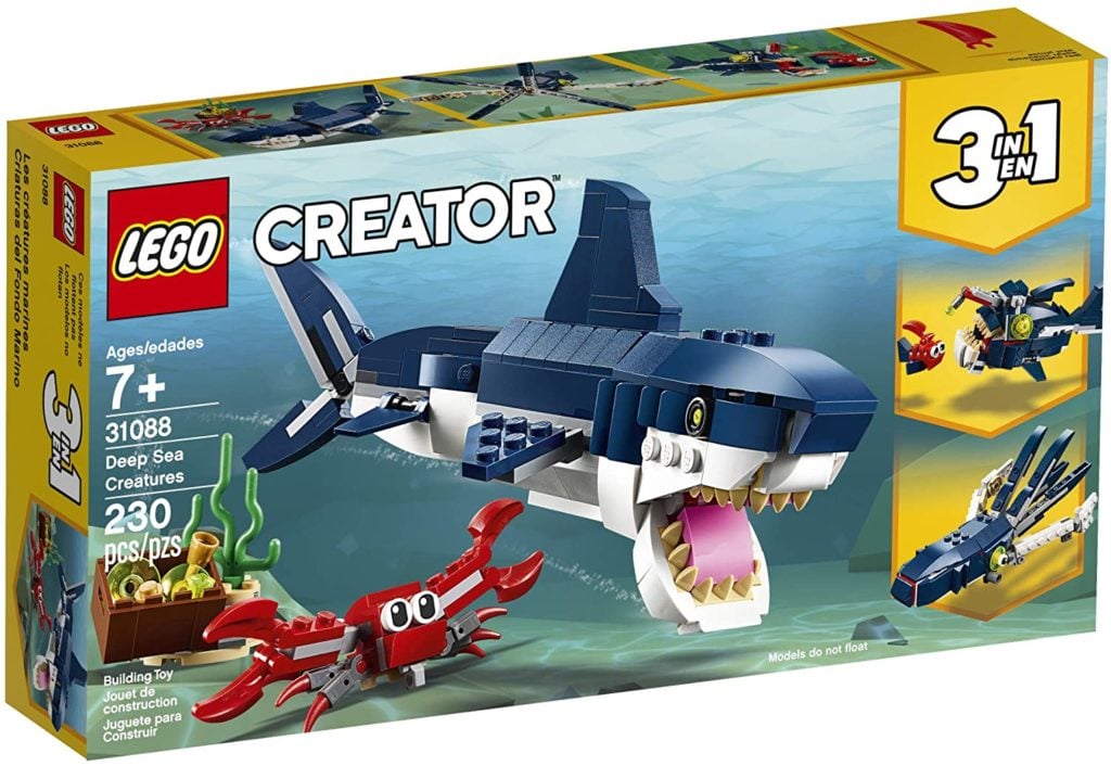 LEGO Creator 3in1 Deep Sea Creatures Gift Idea