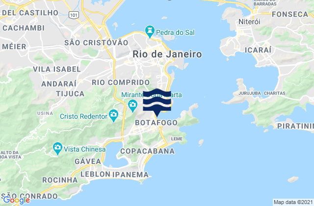 Abacateiro, Brazil tide times map