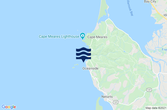Agate Beach Tillamook , United States tide chart map