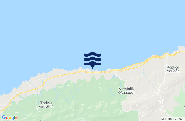 Agios Iakovos, Cyprus tide times map