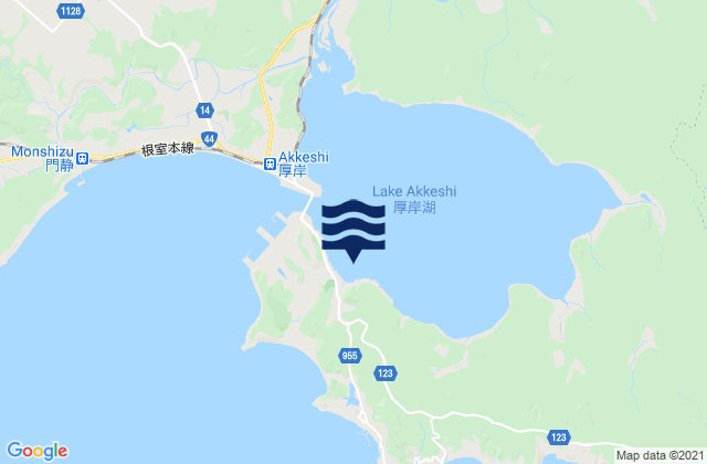 Akkesi Ko, Japan tide times map