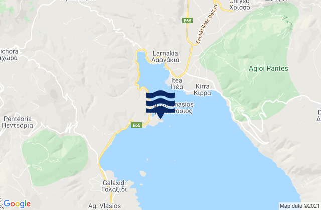 Akra Tripori, Greece tide times map