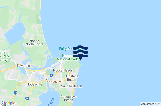 Alexandria Bay, Australia tide times map