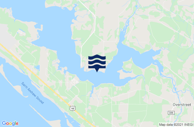 Allanton (East Bay), United States tide chart map
