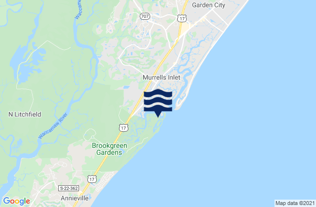 Allston Creek, United States tide chart map