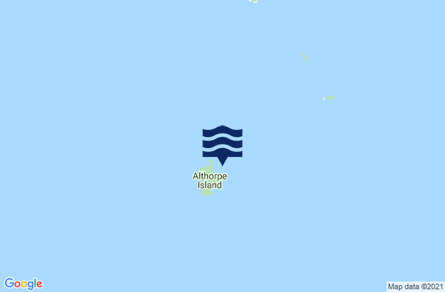 Althorpe Island, Australia tide times map