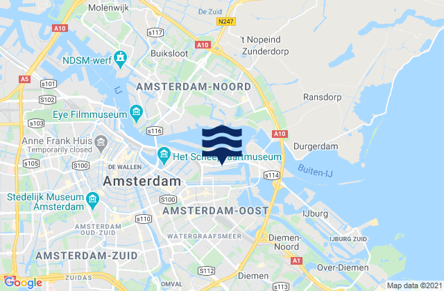 Amstelkwartierhaven, Netherlands tide times map
