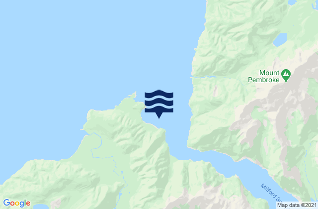 Anita Bay, New Zealand tide times map
