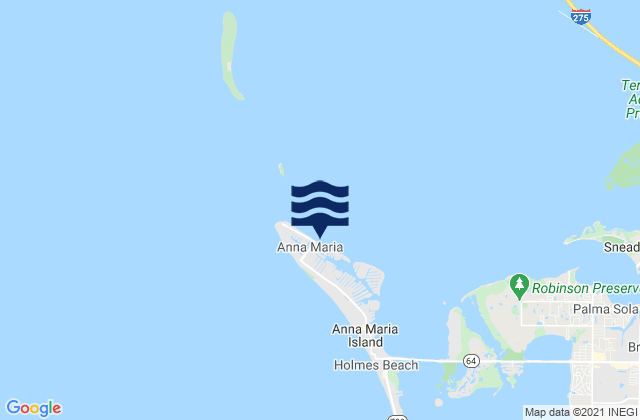 Anna Maria Key (City Pier), United States tide chart map