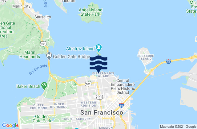 Aquatic Park, United States tide chart map