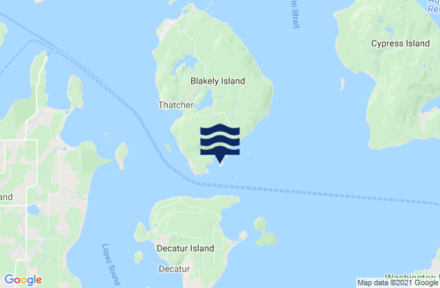 Armitage Island, United States tide chart map