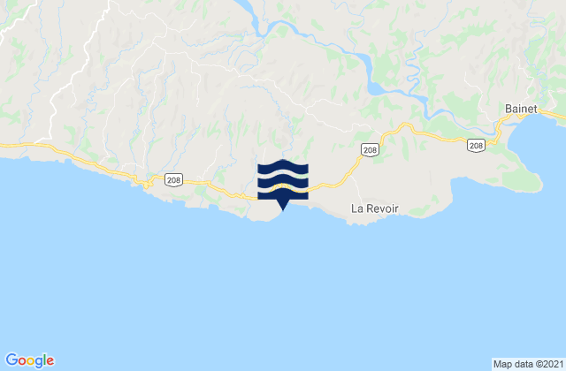 Arrondissement de Bainet, Haiti tide times map