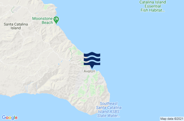 Avalon Santa Catalina Island, United States tide chart map