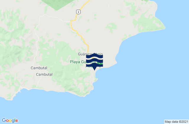 Ave Maria, Panama tide times map