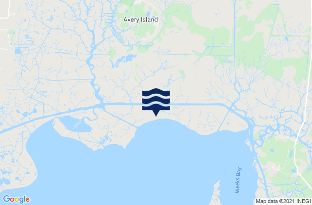 Avery Island, United States tide chart map