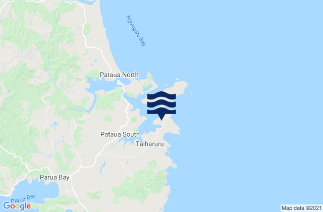 Awahoa Bay, New Zealand tide times map