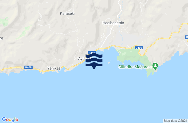 Aydincik, Turkey tide times map
