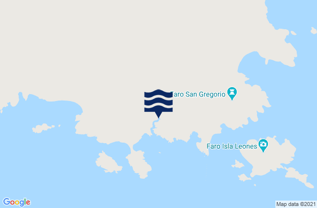 Bahia Gil (Caleta Horno), Argentina tide times map