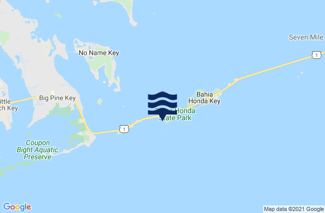 Bahia Honda Key (Bahia Honda Channel), United States tide chart map