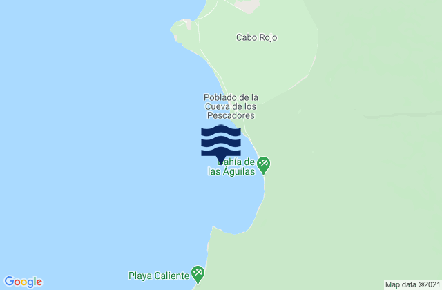 Bahia de las Aguilas, Dominican Republic tide times map