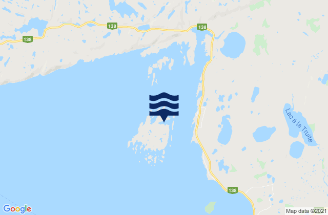 Baie de Brador, Canada tide times map