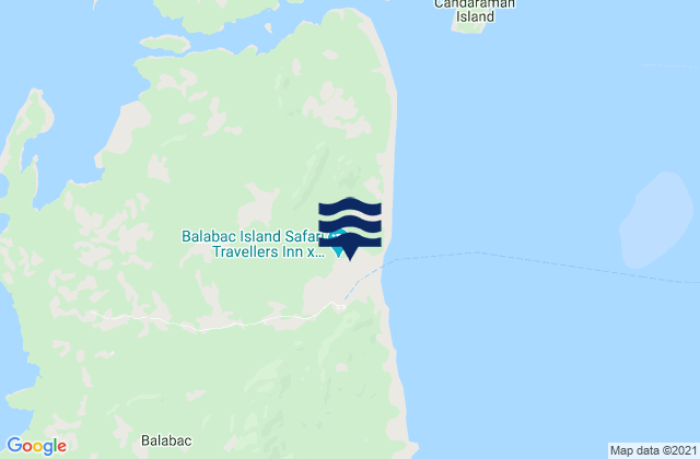 Balabac (Balabac Island), Malaysia tide times map