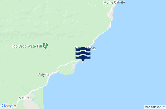 Balandra, Trinidad and Tobago tide times map