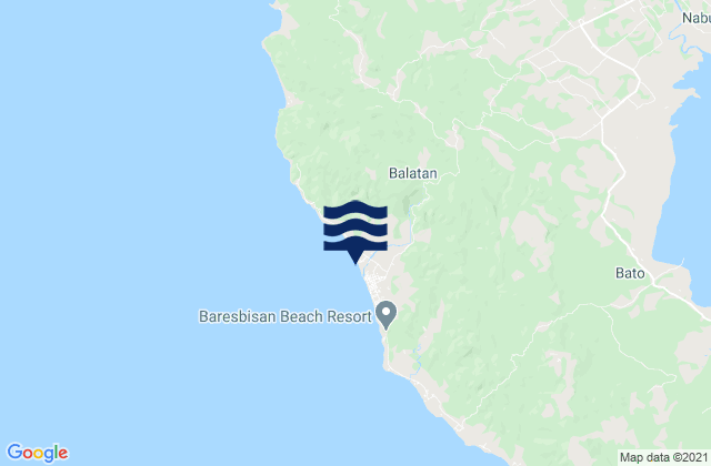 Balatan, Philippines tide times map