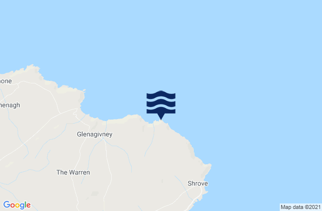 Balbane Head, Ireland tide times map