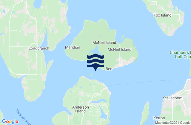 Balch Passage NE of Eagle Island, United States tide chart map