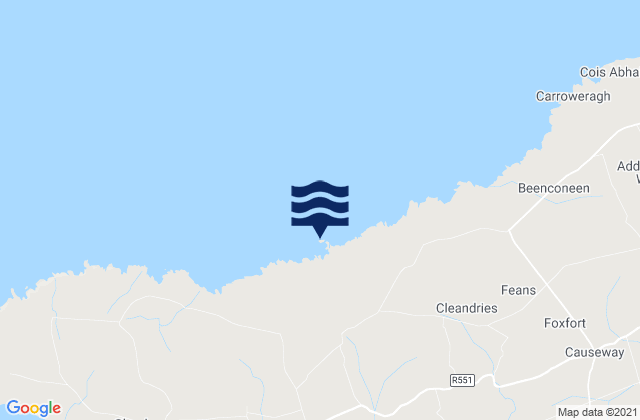 Ballingarry Island, Ireland tide times map