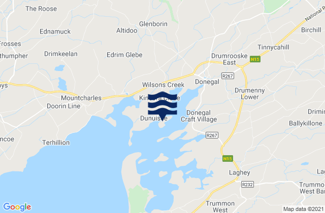 Ballyboyle Island, Ireland tide times map