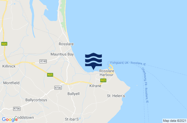 Ballygerry, Ireland tide times map