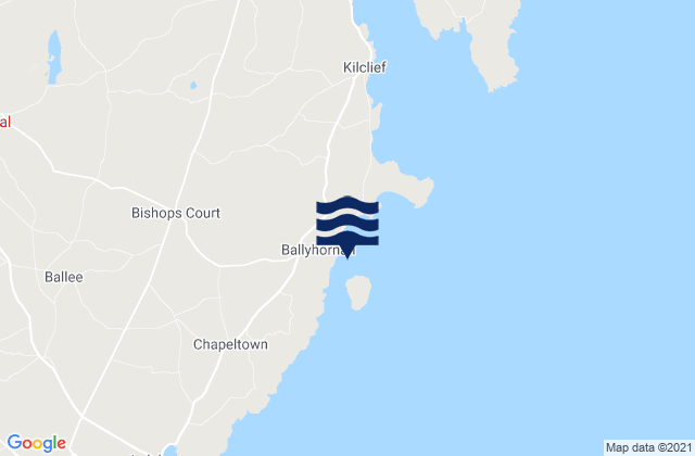 Ballyhornan Bay, United Kingdom tide times map