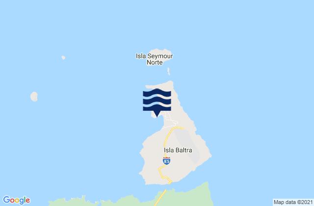 Baltra (Galapagos Is.), Ecuador tide times map