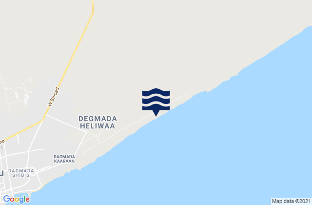 Banadir, Somalia tide times map