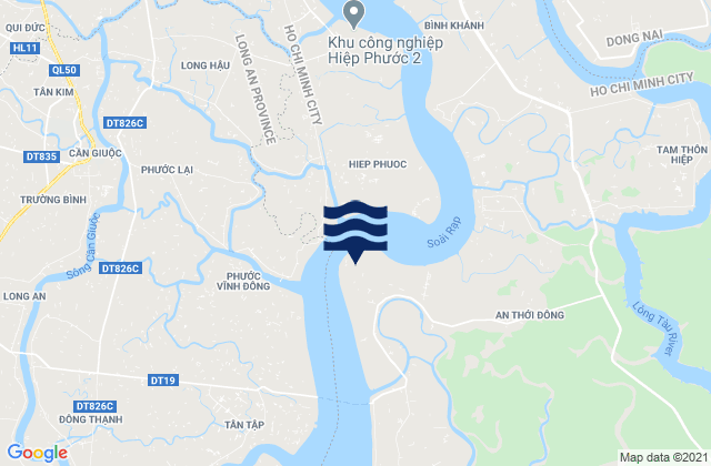 Banc de Corail, Vietnam tide times map