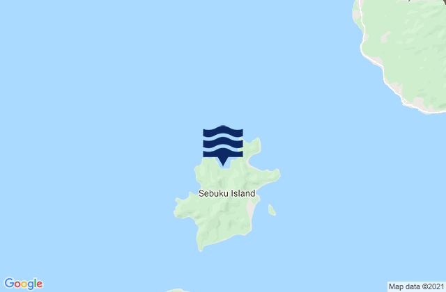 Bangkai Anchorage (Sebuku Island), Indonesia tide times map