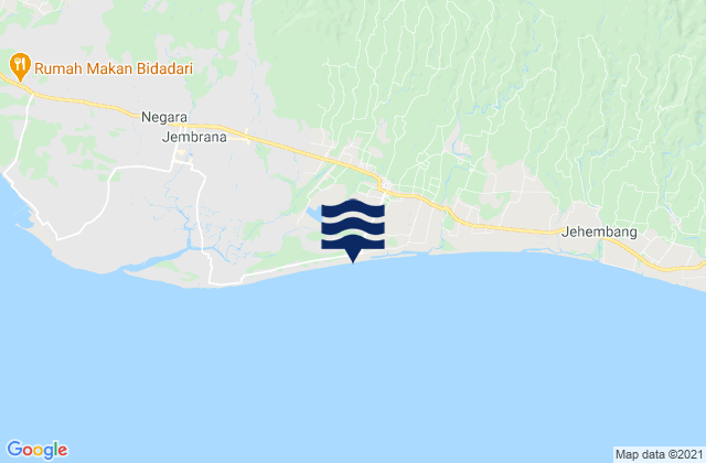 Banjar Dauhmarga, Indonesia tide times map