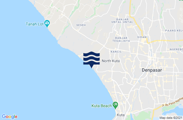Banjar Karangsuling, Indonesia tide times map