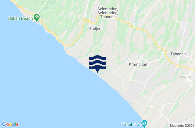 Banjar Kebon, Indonesia tide times map
