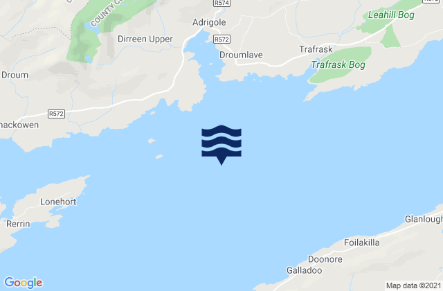 Bantry Bay, Ireland tide times map