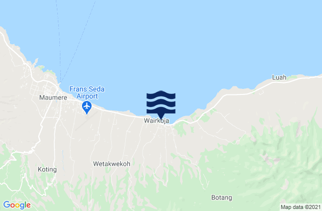 Baobatun, Indonesia tide times map