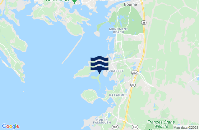 Barlows Landing, United States tide chart map