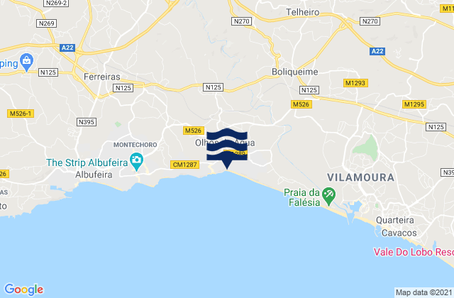Barranco da Belharucas, Portugal tide times map