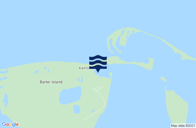 Barter Island, United States tide chart map