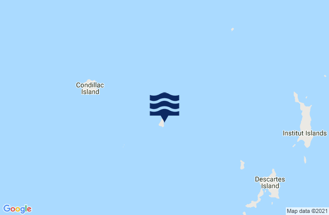 Baudin Island, Australia tide times map