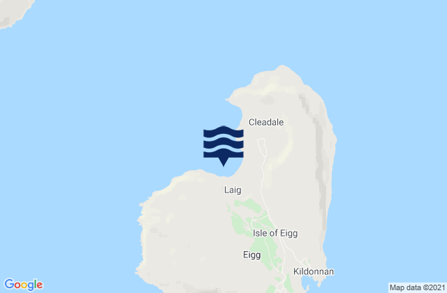 Bay Of Laig, United Kingdom tide times map