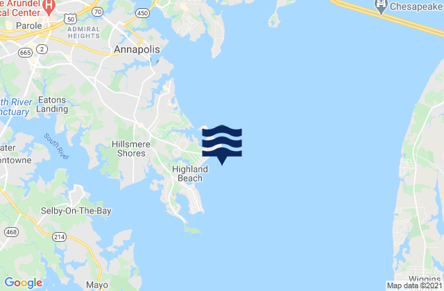 Bay Ridge, United States tide chart map